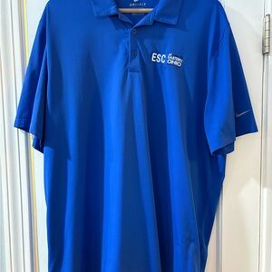 Nike Dri-Fit Blue Polo Shirt